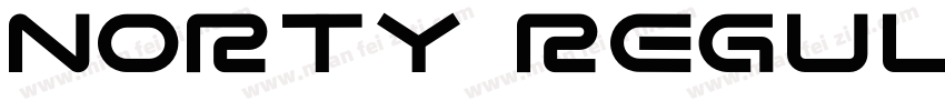 Norty Regular字体转换